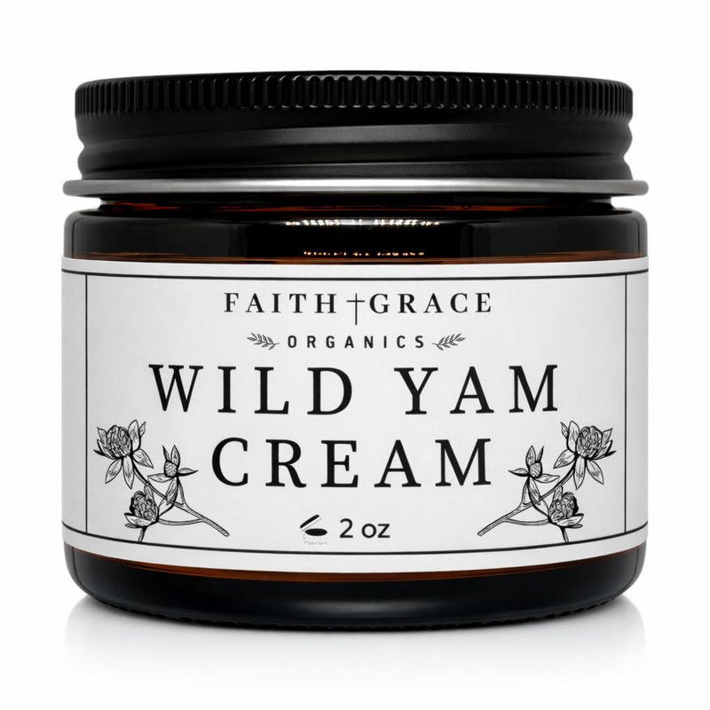 Wild Yam Cream for Women, Organic Hormone Balancing, PMS, Menopause & Perimenopa
