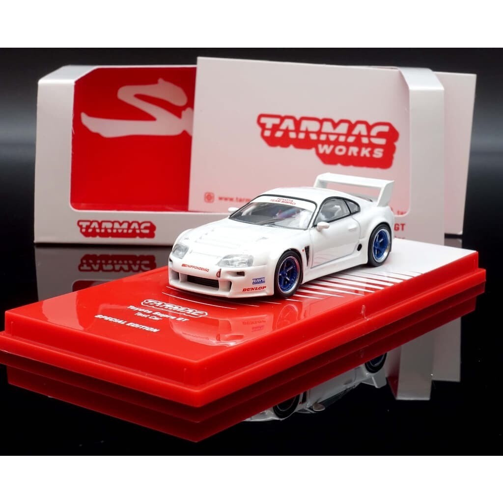 Tarmac Works TOYOTA Supra GT Test Car Hong Kong Toy Car