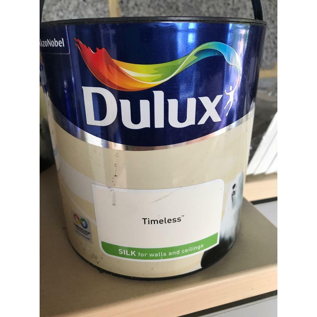 Dulux paint Timeless silk 2.5l in West Moors, Dorset Gumtree