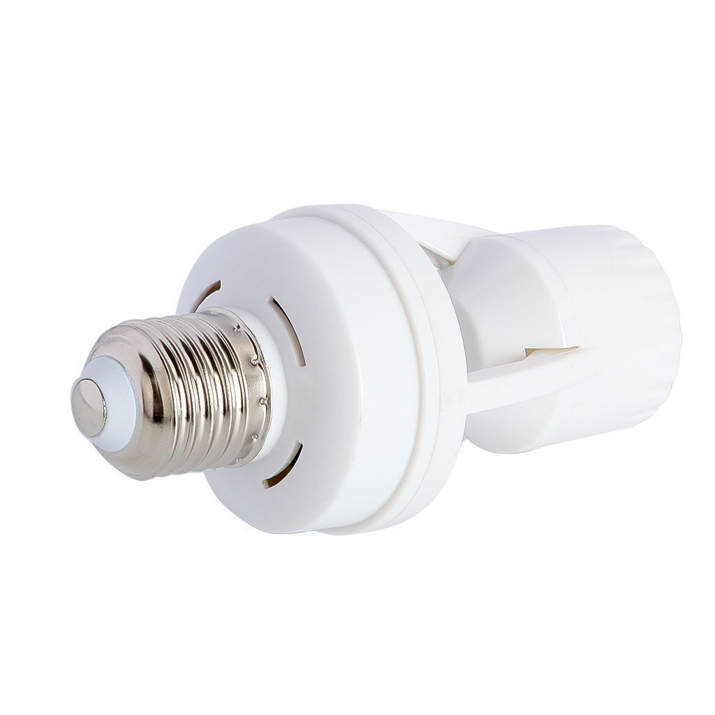 2pack E27 PIR Infrared Motion Sensor LED Light Dimmable Lamp Bulb Holder Socket