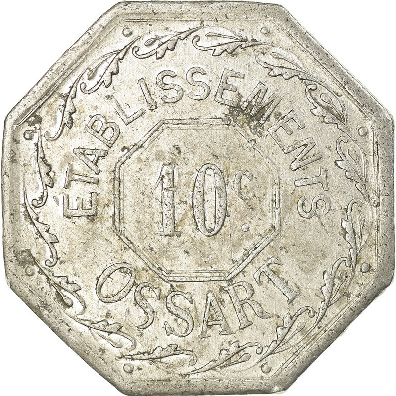 [#517915] Monnaie, France, Etablissements Ossart, Montpellier, 10 Centimes, 1921