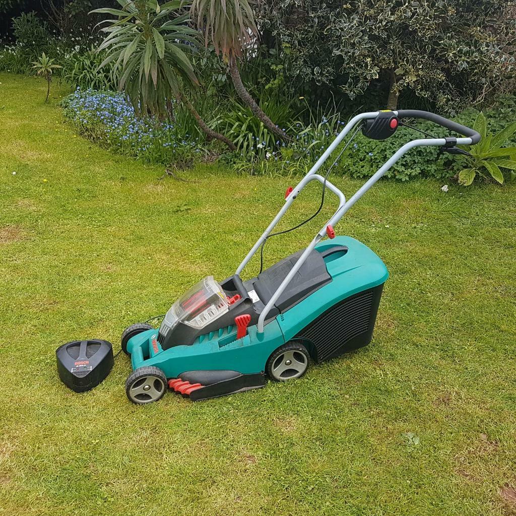 Bosch cordless lawnmower and Ryobi petrol strimmer in Brixham, Devon Gumtree