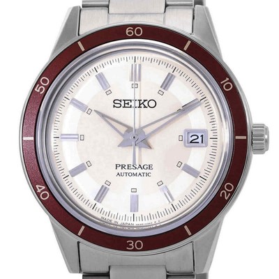 Pre-owned Seiko Presage Style60s White Dial Automatic Srph93 Srph93j1 Srph93j Men's Watch