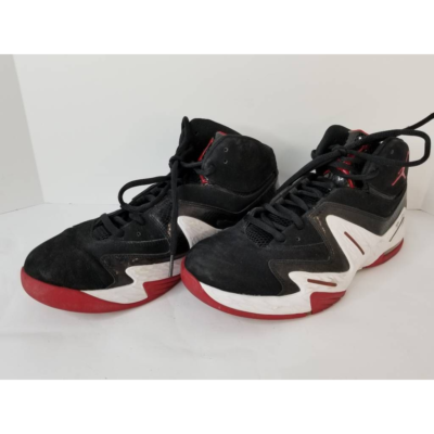 Air Jordan Mens Alpha 3% Hoop Basketball Shoes Black 453850