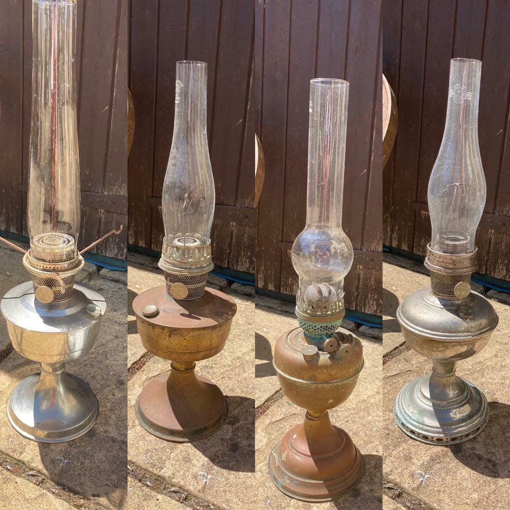 Paraffin Aladdin & oil Lamps various x 4 available offers in Bodmin