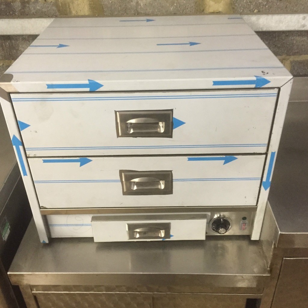 BRAND NEW TAKEAWAY CATERING Bun warmer/2 Drawer Holding Made in