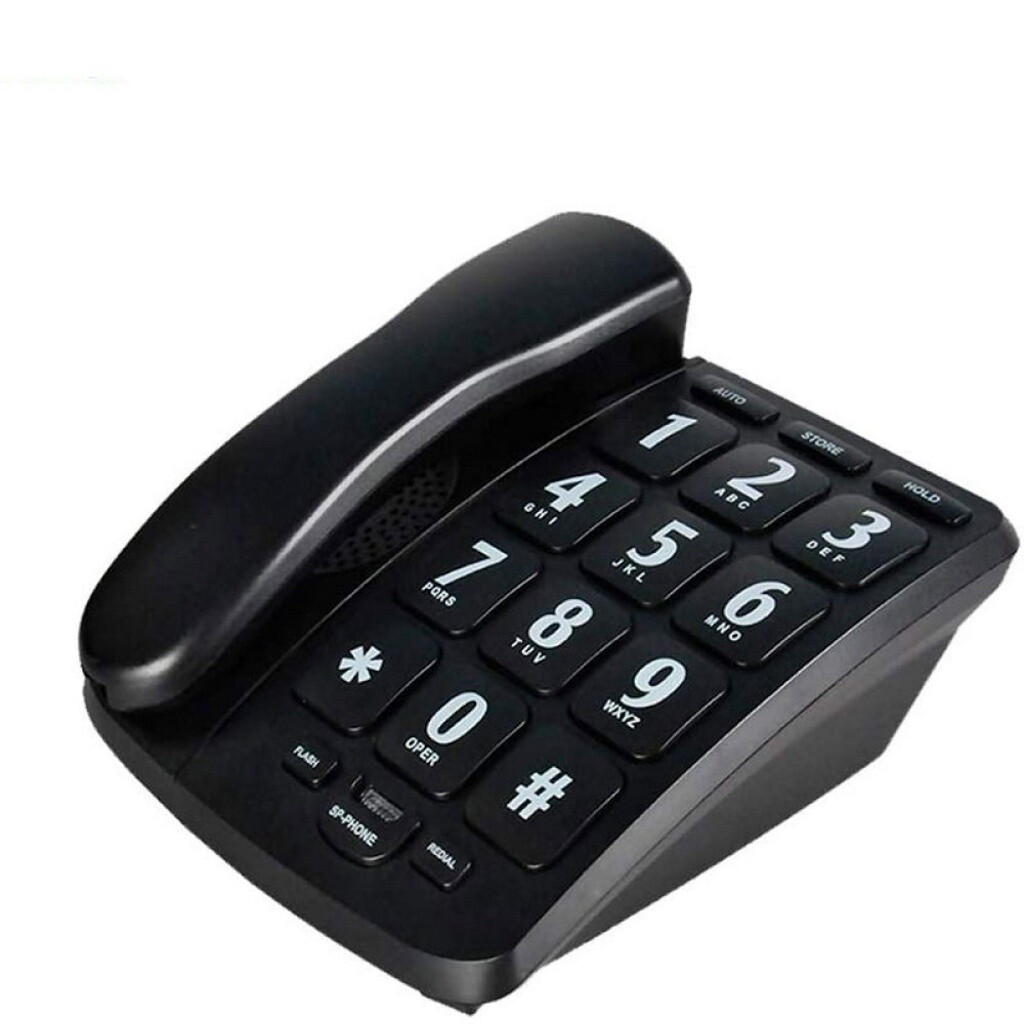 Landline Amplified Big Button Telephone Loud Speaker For Hearing