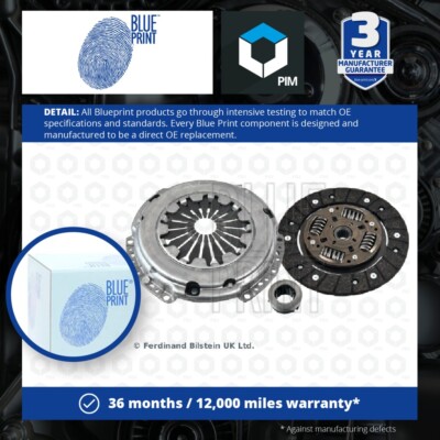 Clutch Kit 3pc (Cover+Plate+Releaser) ADB113002 Blue Print 007572842 21207572842
