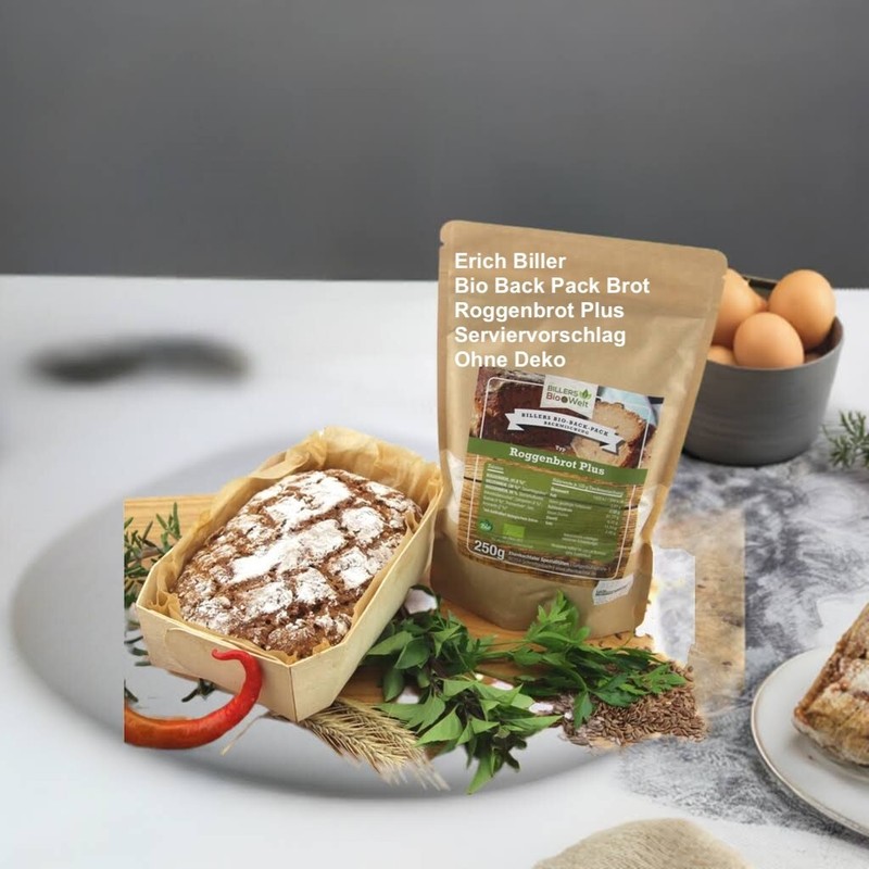 Erich Biller Bio Backpack Brot Typ Roggenbrot