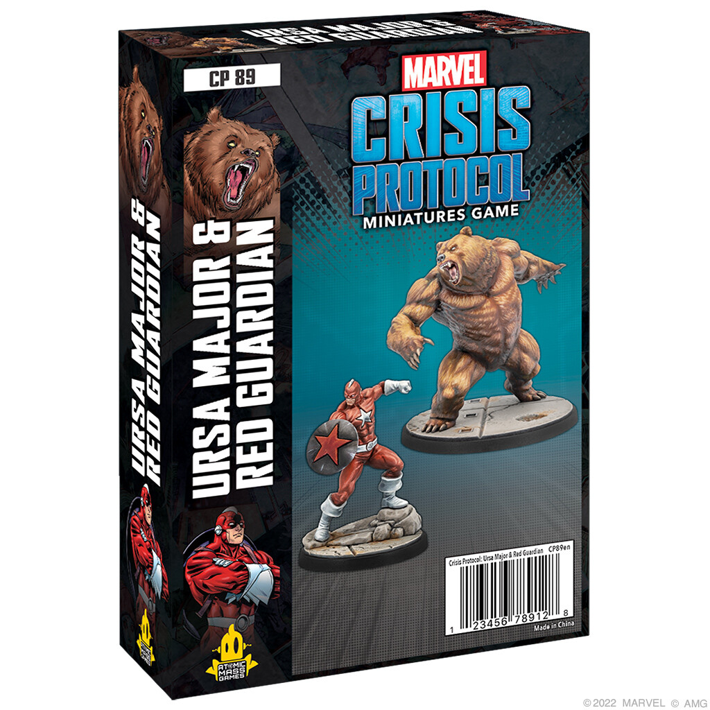 Ursa Major и Red Guardian Marvel Crisis Protocol AMG NIB