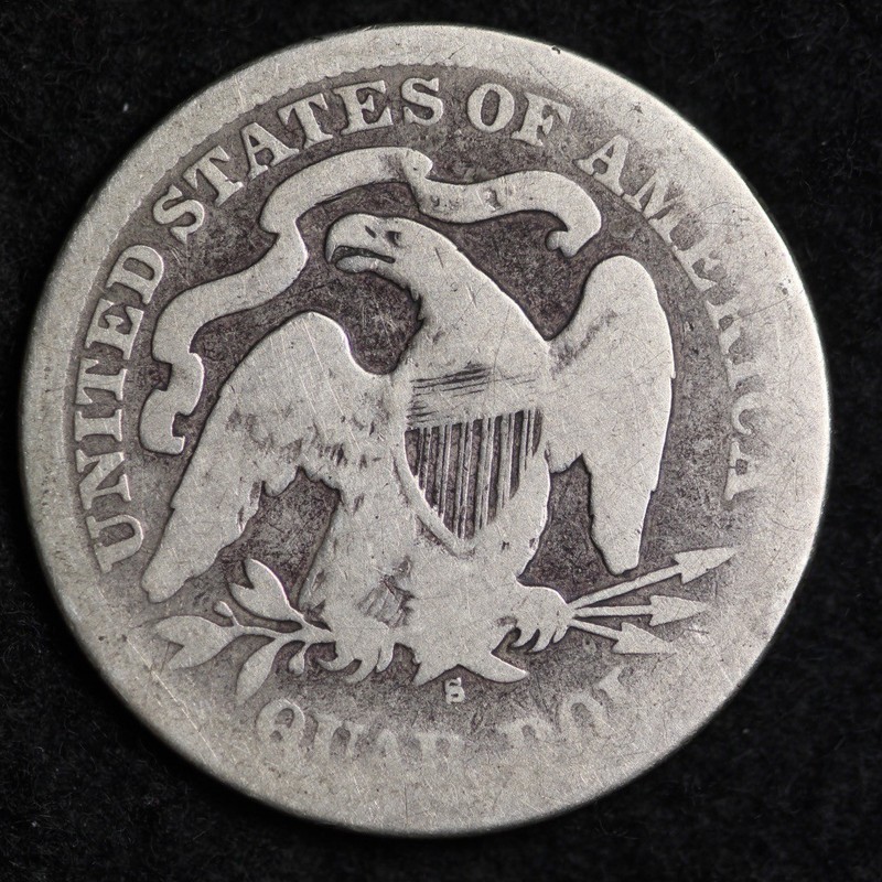 1877-S Seated Liberty Quarter CHOICE FREE SHIPPING E321 RB
