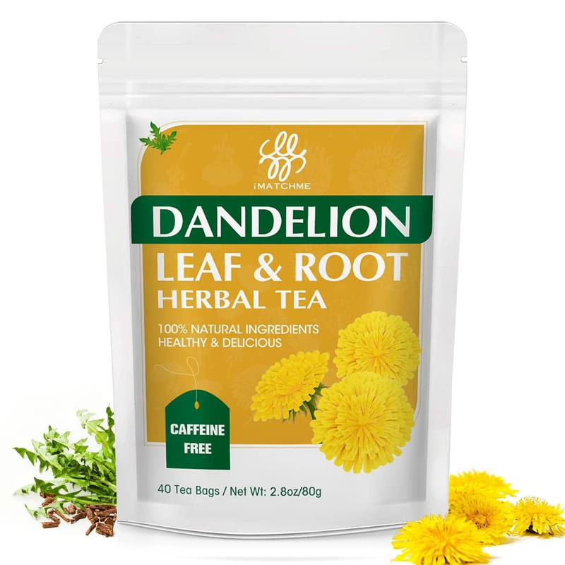 Dandelion Leaf & Root Tea, Digestion and Immune Support, Caf