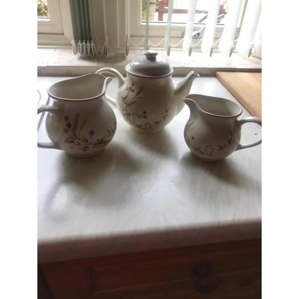 M and S harvest teapot and 2 jugs in Ilkley, West Yorkshire Gumtree