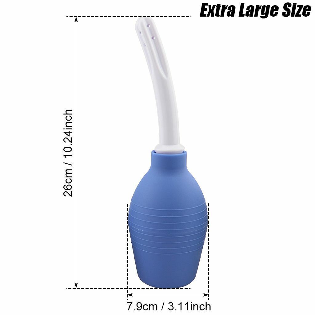 Anal Vaginal Bulb Douche Enema Irrigation Colonic Cleaner Rectal Syringe Kit Hot