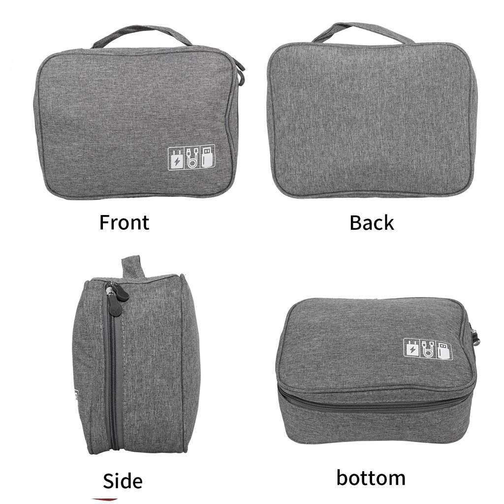 Travel Cable Bag Organizer Charger Storage Electronics USB Case Cord Accessories