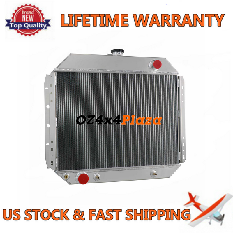 4 Row Core Radiator For Ford F100 F150 F250 F350 Bronco Truck 1966-1979 73 78