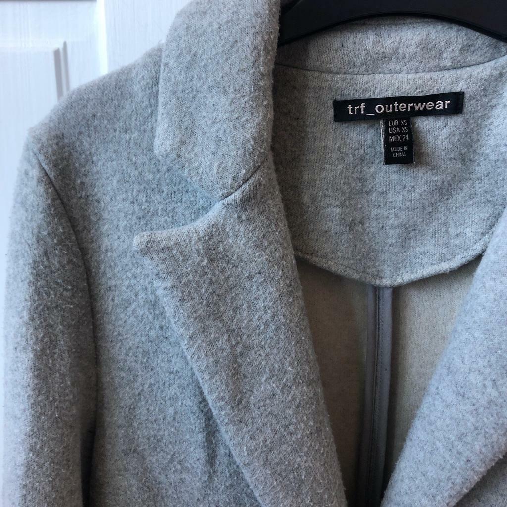 zara longline coat