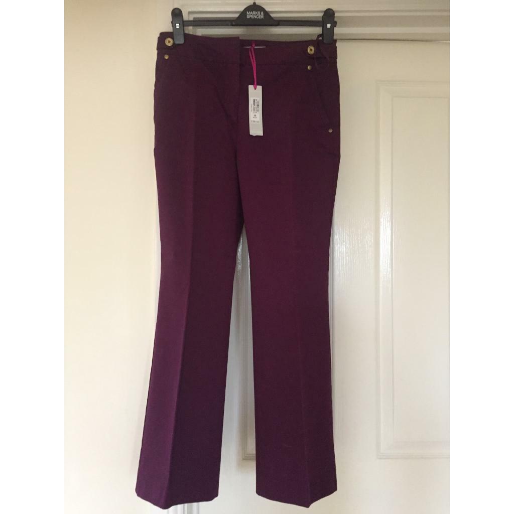 Womens trousers M\u0026S new unworn size 10 