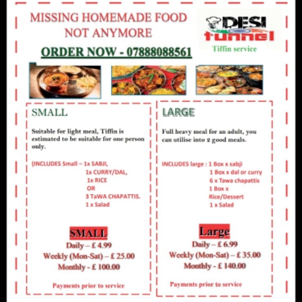 Indian tiffin service Southampton in Southampton