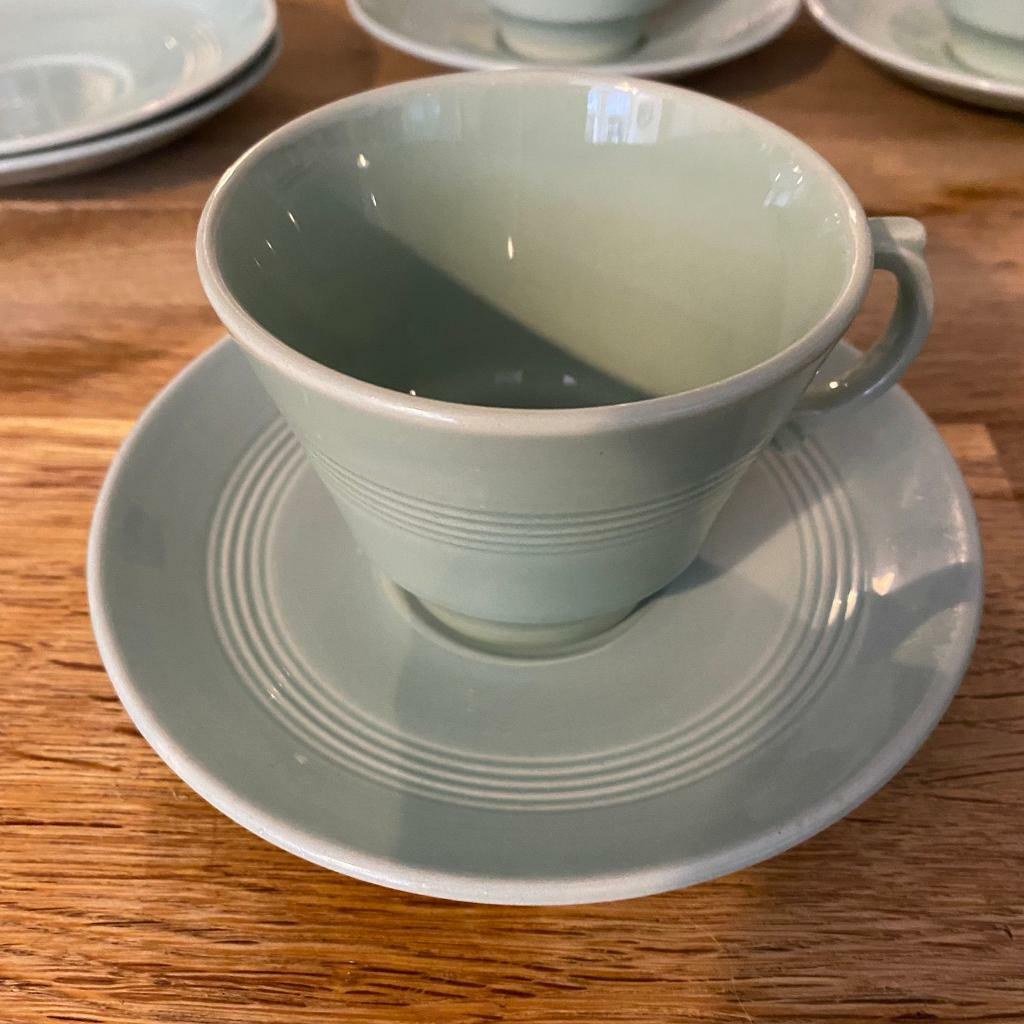 Wood’s Ware Beryl tea cup & saucer duos (x4) + x2 extra saucers in Southside, Glasgow Gumtree