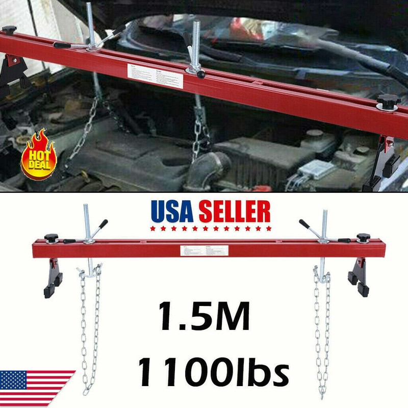 1100lbs Engine Load Leveler Capacity Support Bar Transmission W/ Dual