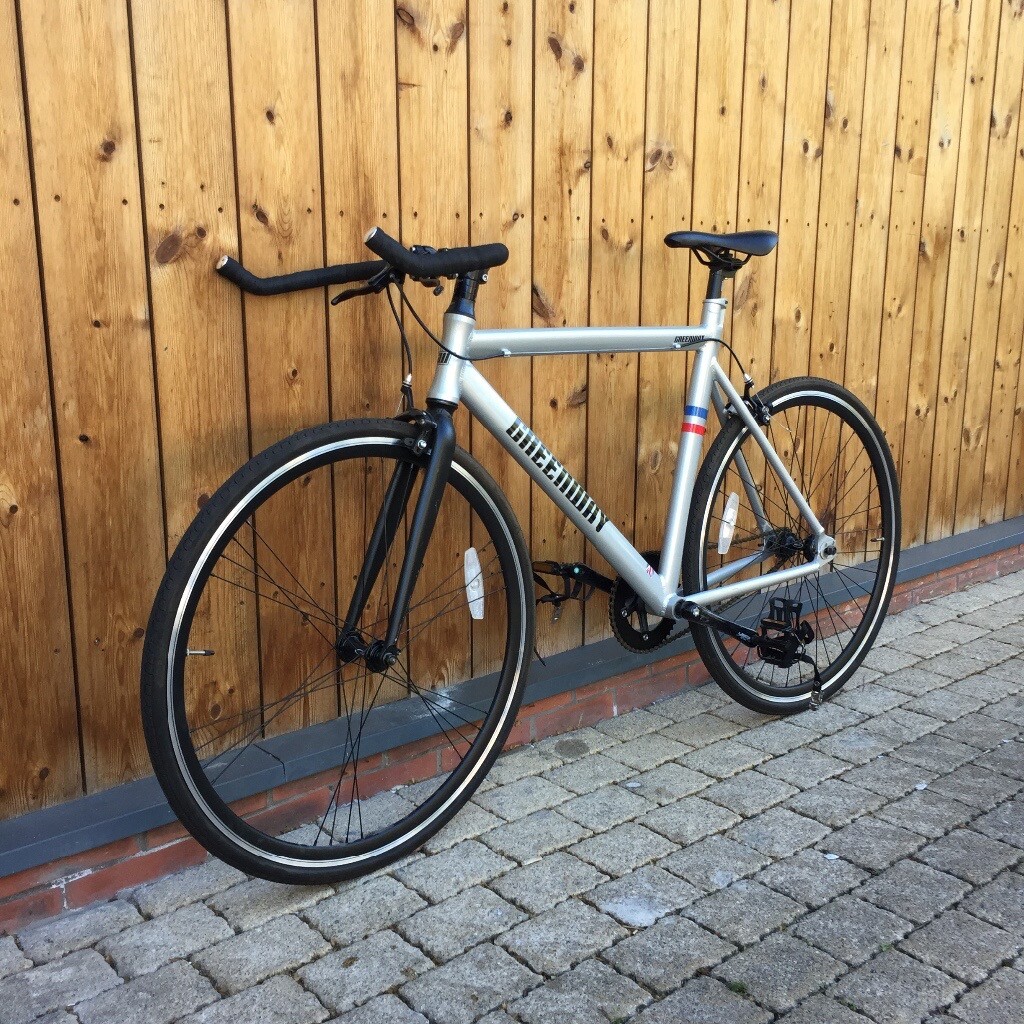 X type aero single speed road bike no logo racer hybrid city vintage