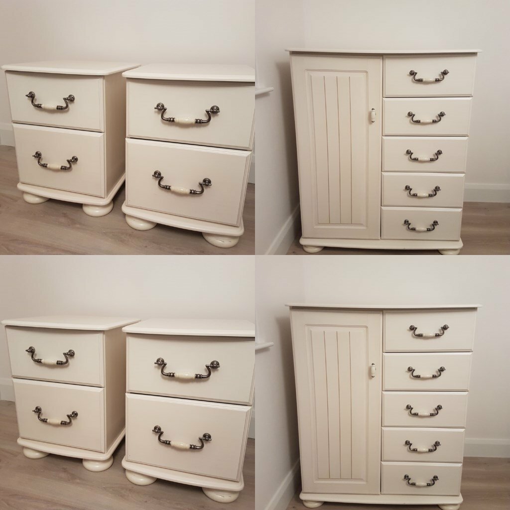 Bedside Tables and Tall Boy Kingstown Signature range in Ballymena