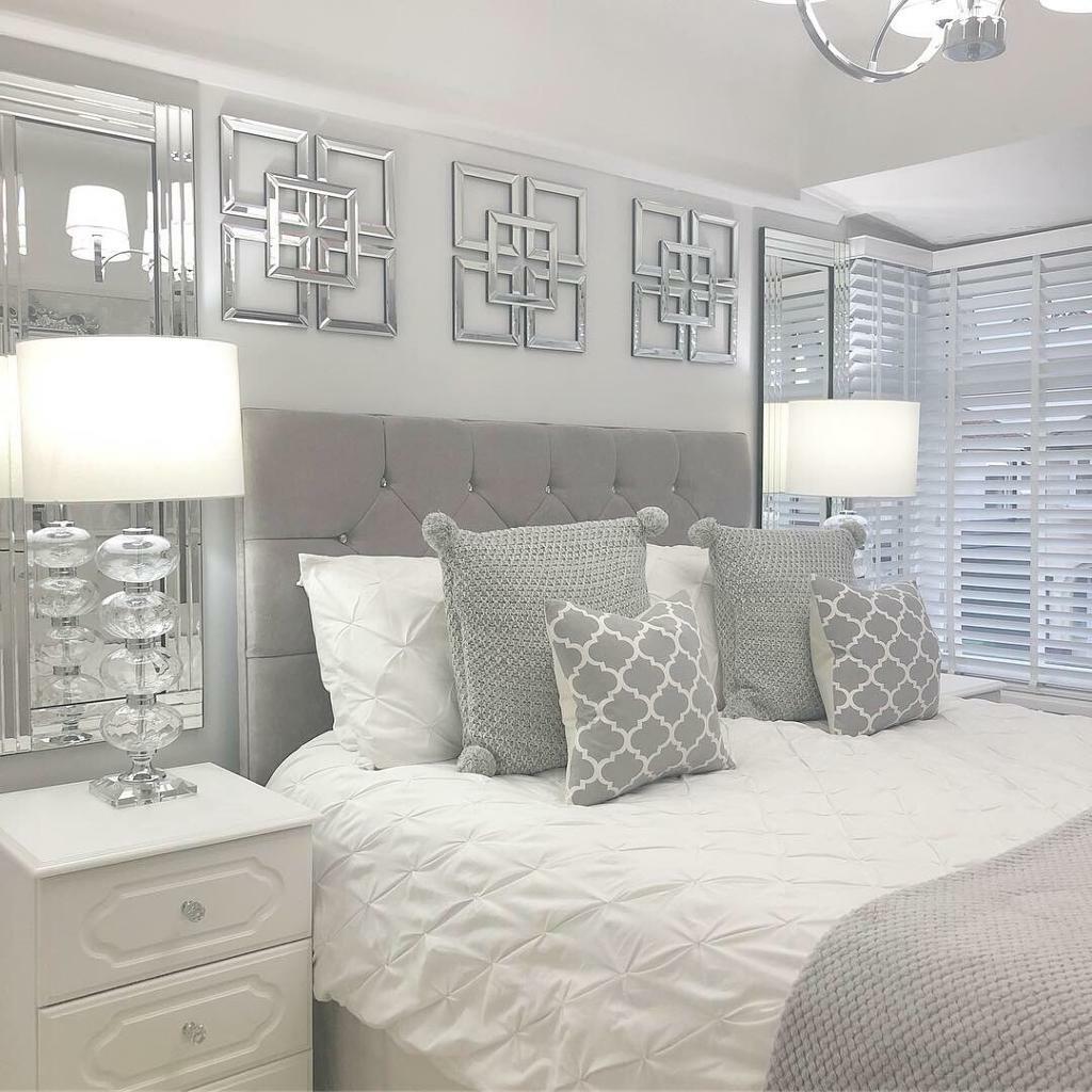 Kingsize Velour Headboard in silver grey Custom made immaculate in