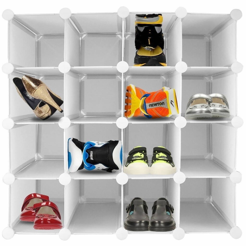 Interlocking Cube Shoe Organiser Storage Shelf Display Stand Rack in Hebburn, Tyne and Wear