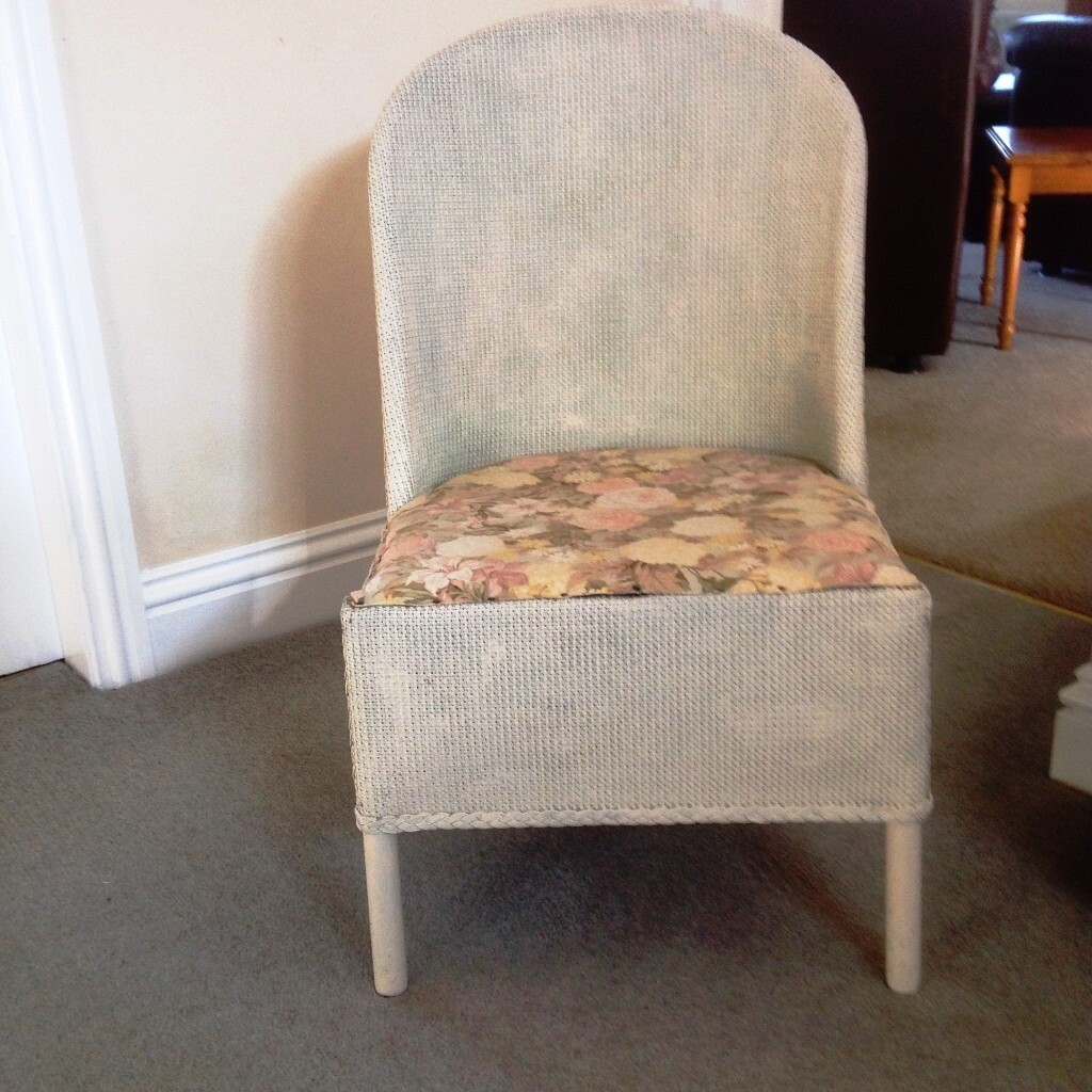 Lloyd Loom Nursing Chair with drawer in Moortown, West Yorkshire