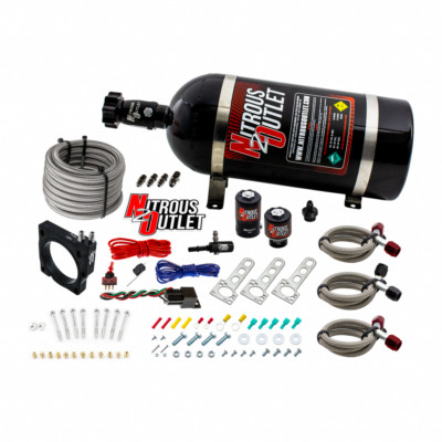 00-10130-10 Nitrous Outlet Mopar 5.7 / 6.1 80mm Hemi Plate System - 10 lb Bottle