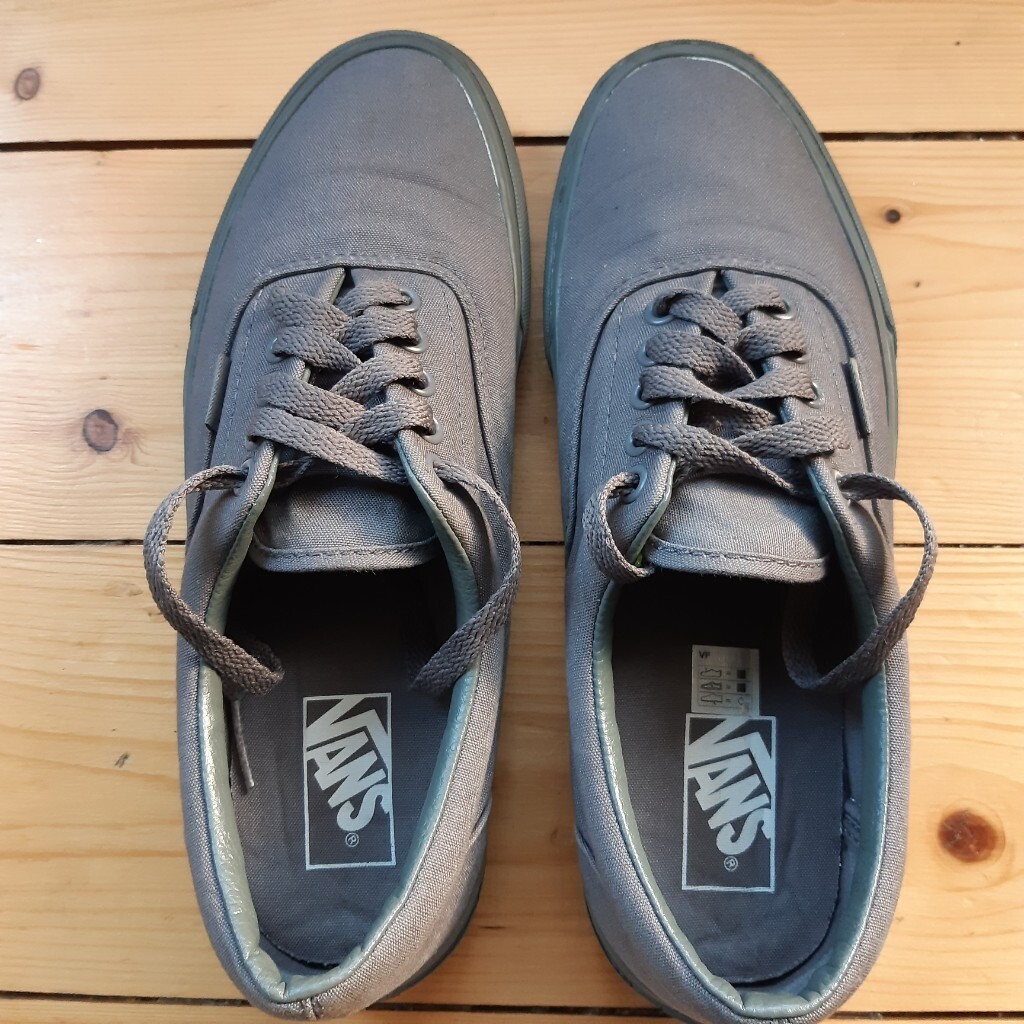 grey vans size 8