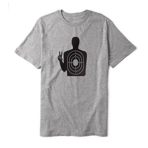 Habitat Skateboards Mens T Shirt Target Practice Heather