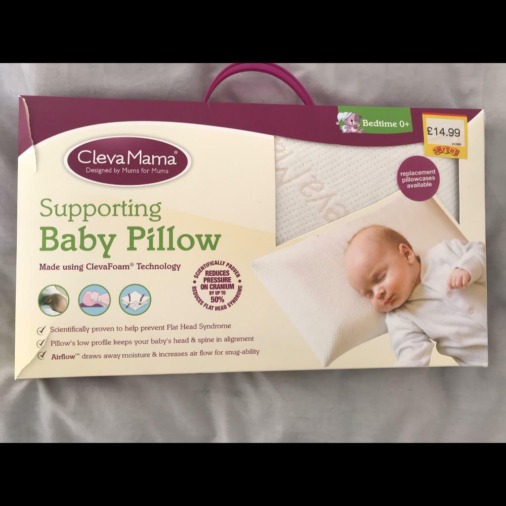 clevamama supporting baby pillow