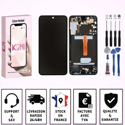Ecran Pour Samsung S22 PLUS S906B OLED +Chassis +EMPREINTE +Outils