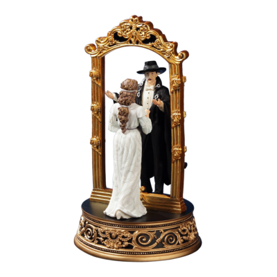 Phantom and Christine Mirror Figurine 842970051848 San Francisco Music Box