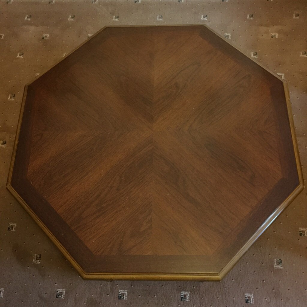 Beautiful Wooden Octagonal Shaped Coffee Table | in Lincoln