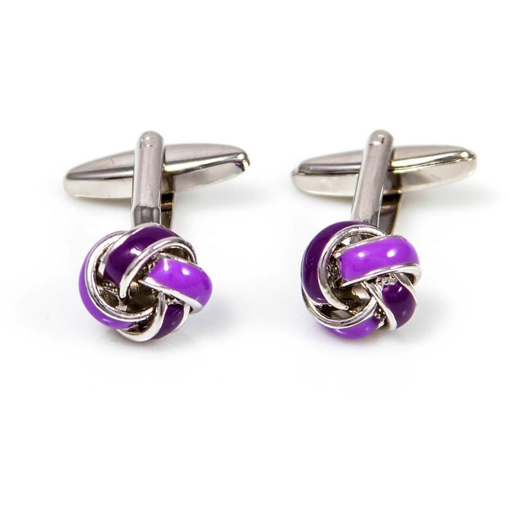 Men's Rhodium Plated Cufflinks