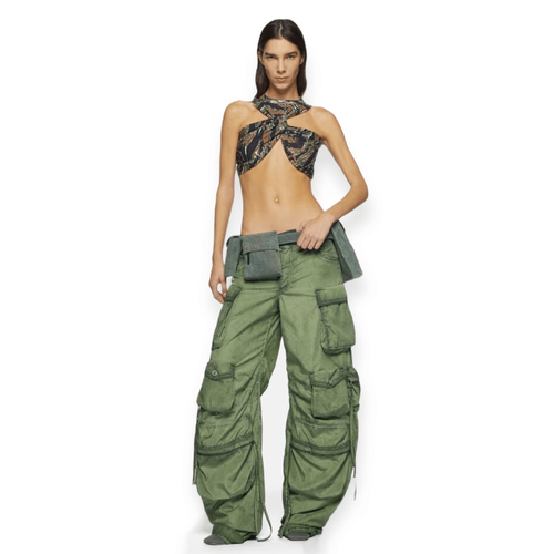 パンツ THE ATTICO 'Military' pants THE ATTICO Fern Long Pant in Military Green | eBay