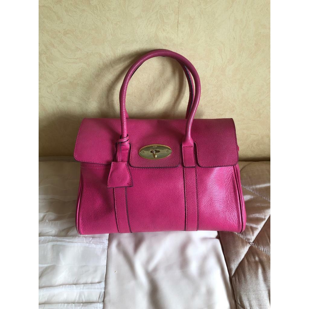 Hot pink mulberry Bayswater leather bag handbag in Ayr, South