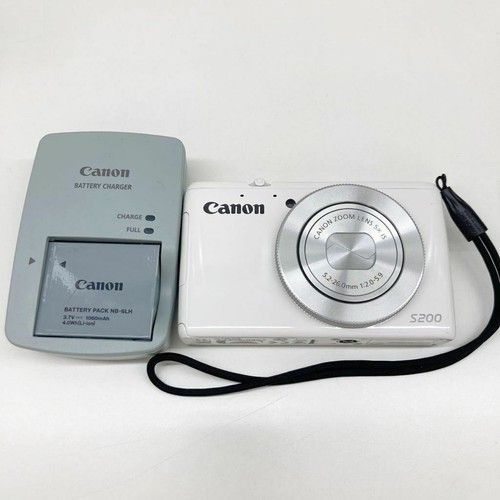 Canon Digital Camera Powershot S200 5x Optical Zoom White