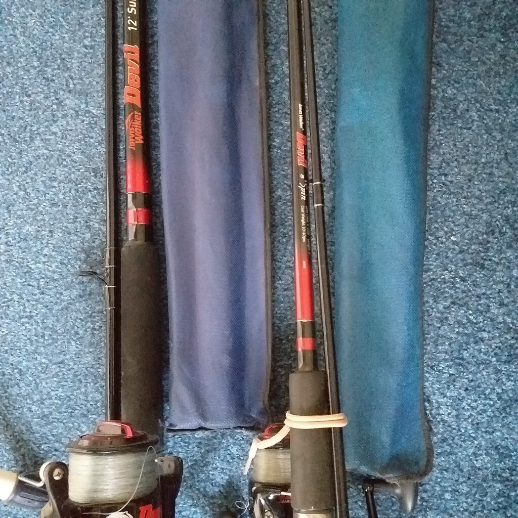JARVIS WALKER ROD AND REEL COMBOS X2 in Swansea Gumtree