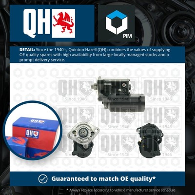 Starter Motor fits ROVER 75 RJ 2.0D 99 to 05 QH Genuine Top Quality Guaranteed