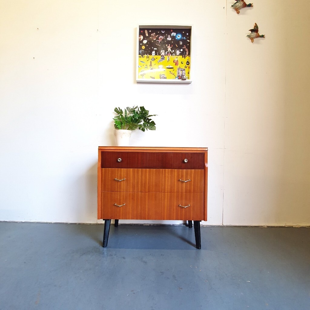 Mid Century Vintage Chest Of Drawers In Peckham London