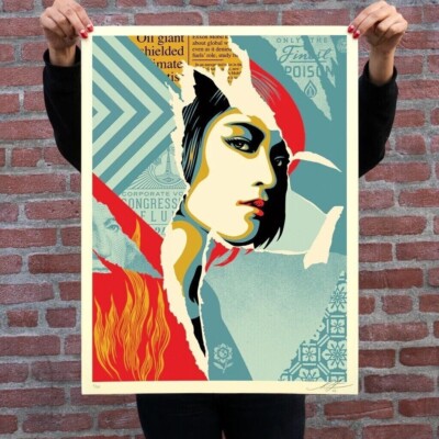 Obey Giant Shepard Fairey Poster ONLY THE FINEST POISON Print 39/550 In Hand!!!
