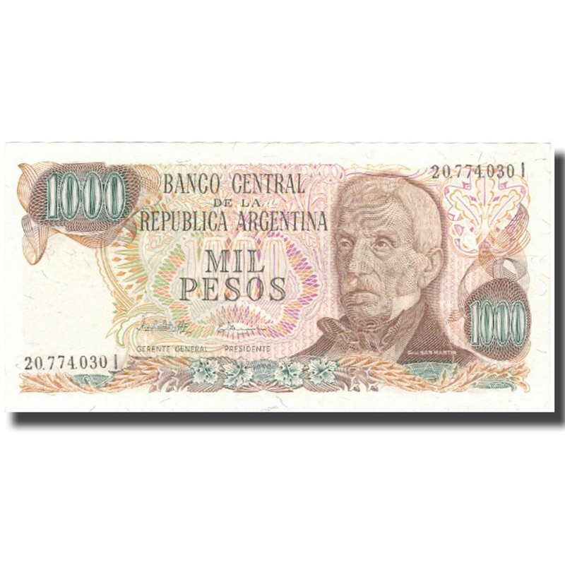 [#576251] Billet, Argentine, 1000 Pesos, Undated (1976-83), Km:304b, Neuf