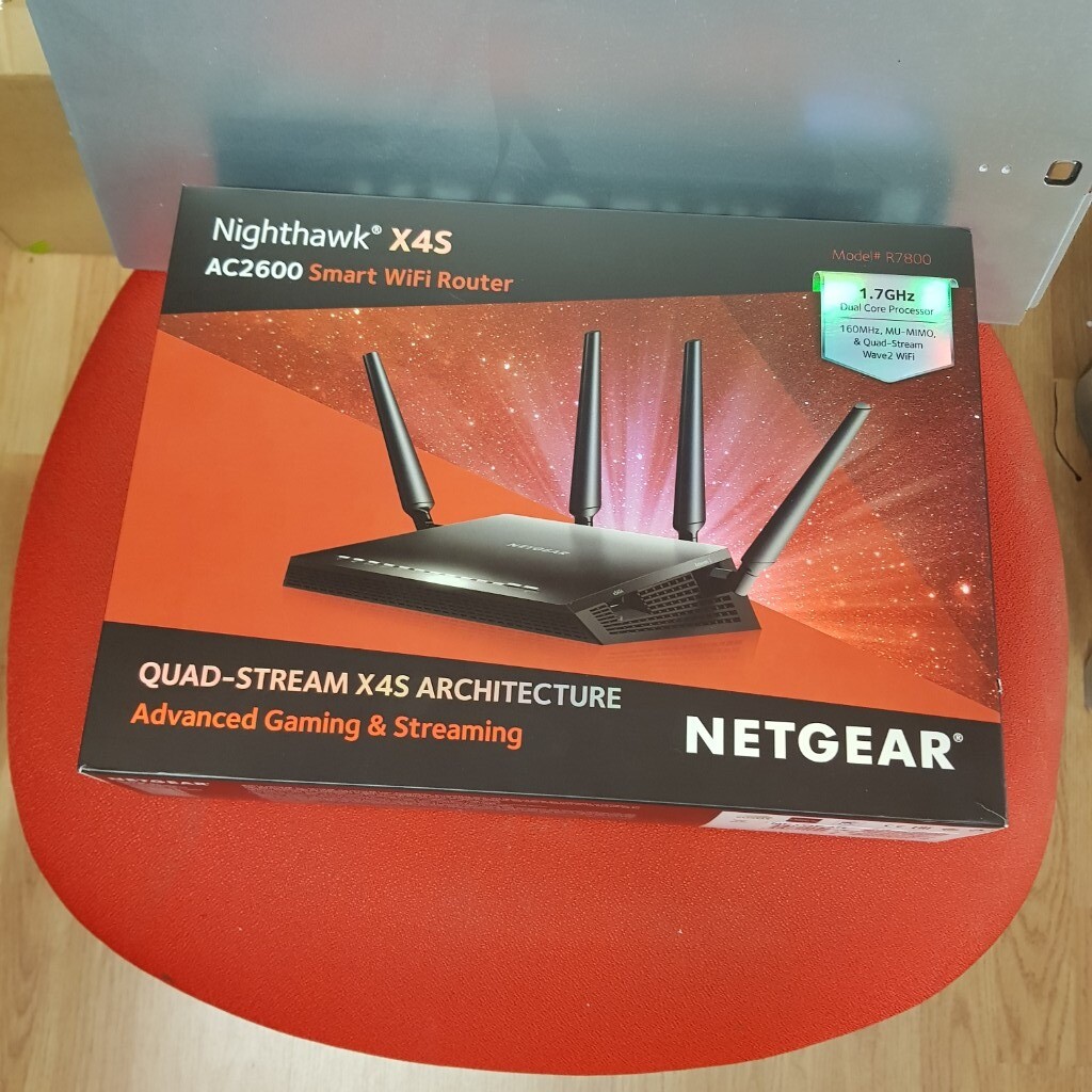NETGEAR R7800 Nighthawk X4S DualBand AC2600 Smart WiFi Router in