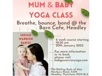 Mum and Baby Yoga - Indigo Warrior Babies Newbury, Starts January 