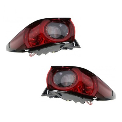 For Mazda CX-5 2017-2021 Tail Light Driver and Passenger Side,Pair Outer Halogen