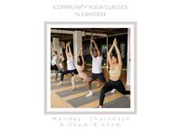Community Yoga Classes in Camden 